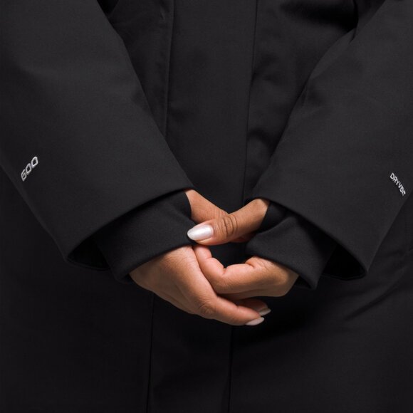 North Face Women's Plus Arctic Parka Insulated Fill Hooded Jacket 2x Black - Picture 13 of 16